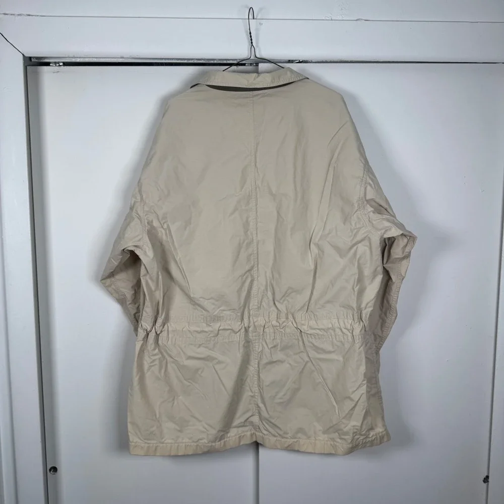 Banana Republic Adventure Outfitters Mens Safari Field Jacket Tan Large Vintage